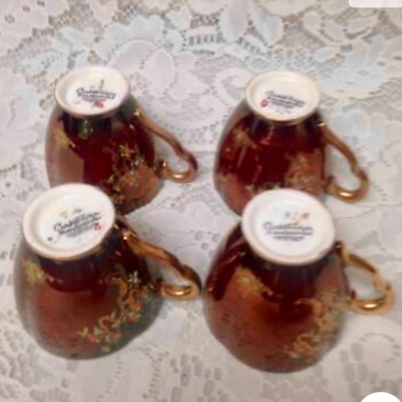 Vintage, Carlton Ware, Variant Polychrome Willow, 13pc Tea Set for 4 - Picture 7 of 8